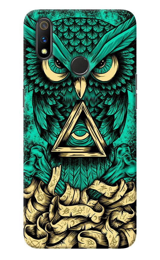 Green Owl Realme 3 Pro Back Cover