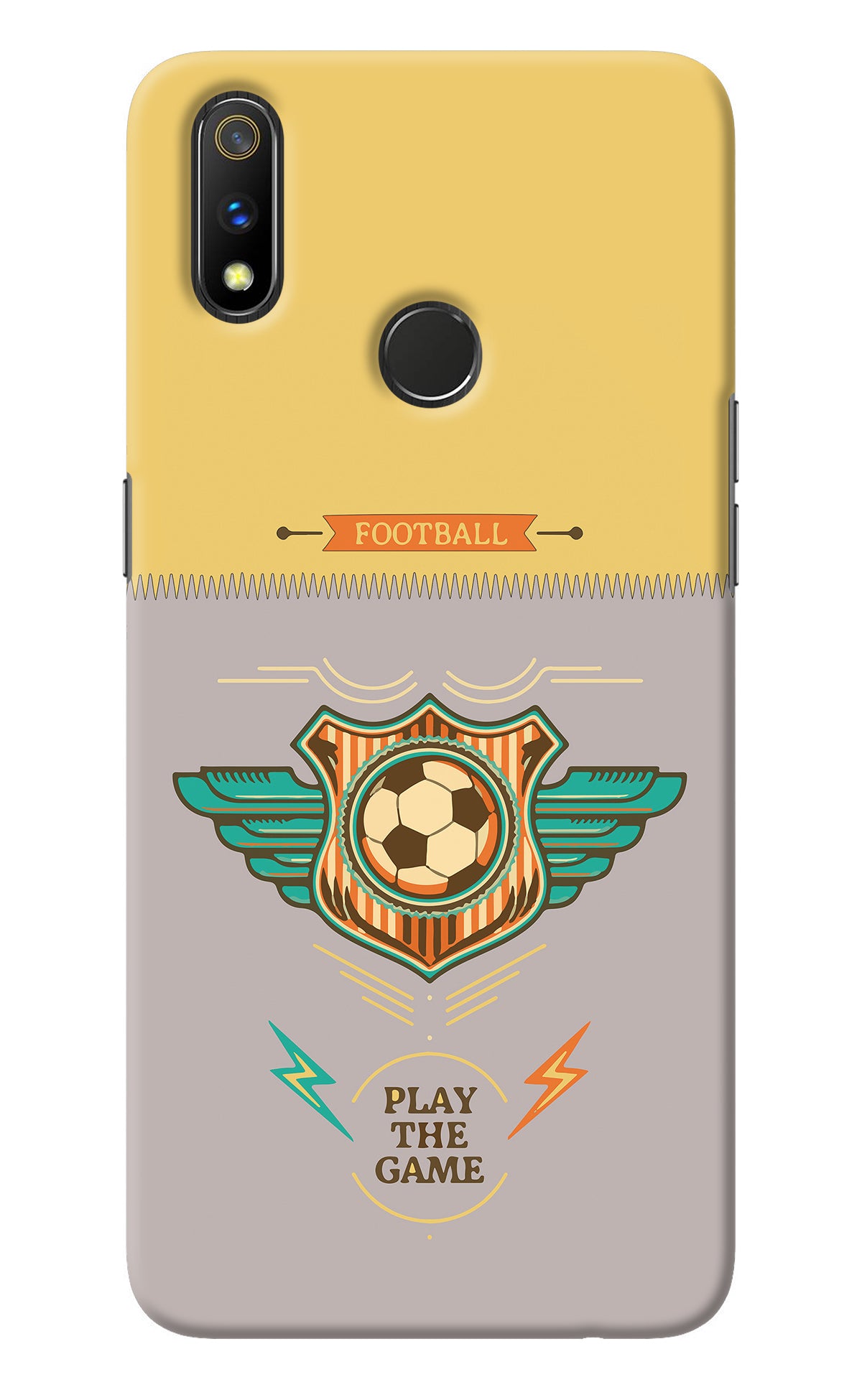 Football Realme 3 Pro Back Cover