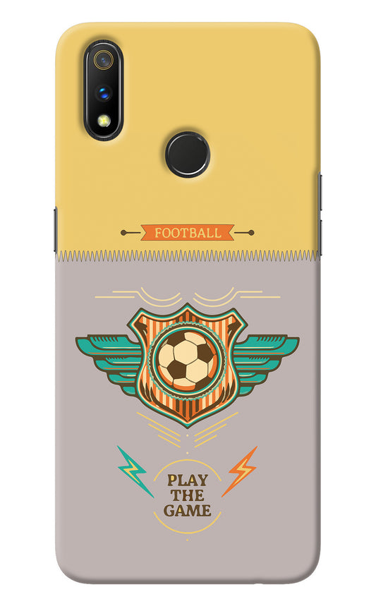 Football Realme 3 Pro Back Cover