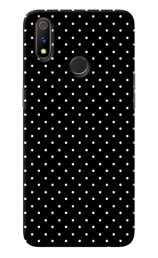 White Dots Realme 3 Pro Back Cover