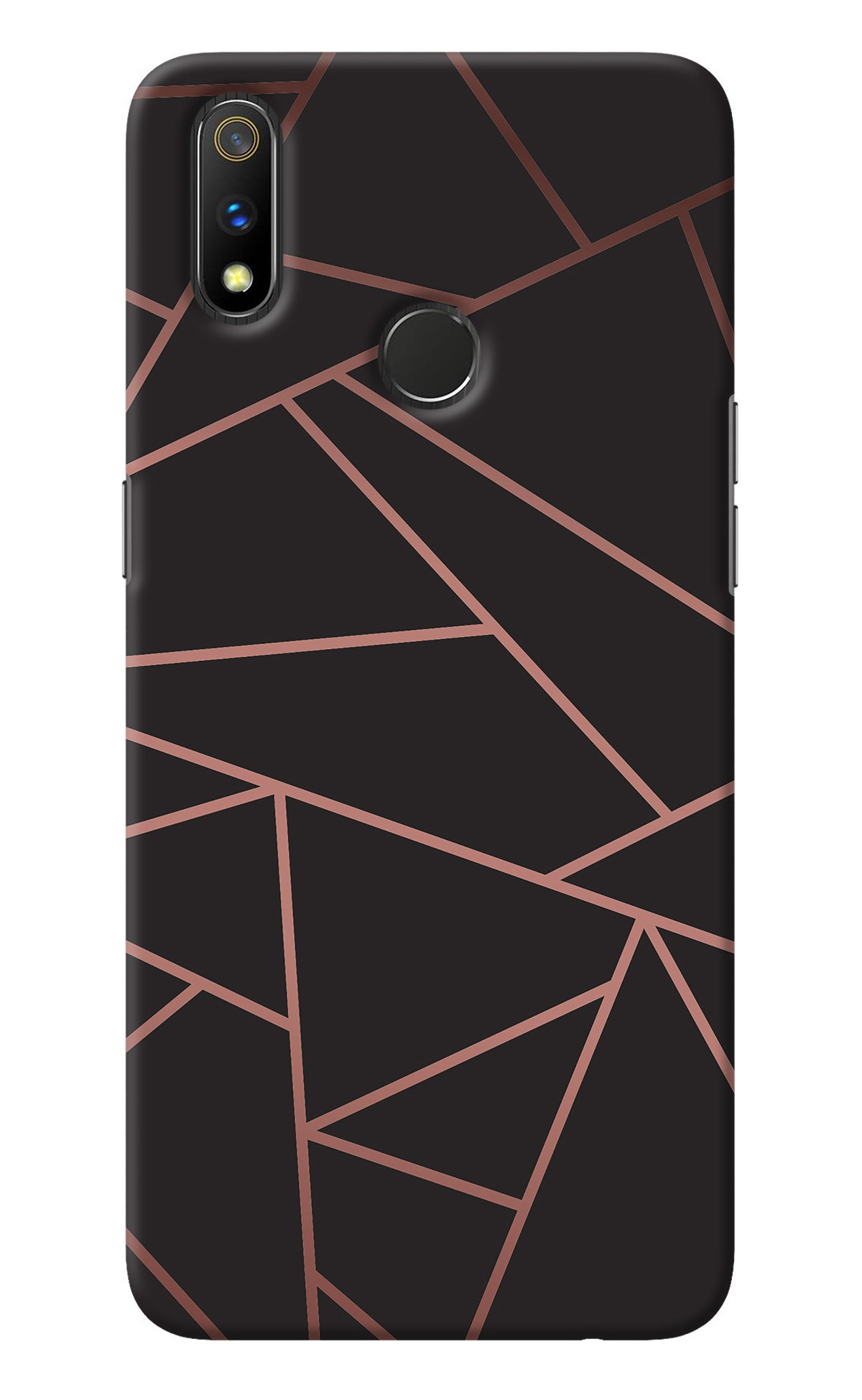 Geometric Pattern Realme 3 Pro Back Cover