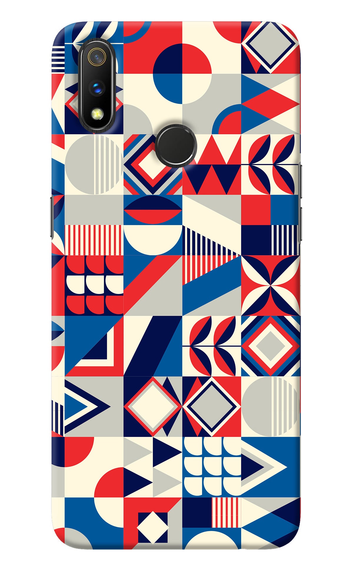 Colorful Pattern Realme 3 Pro Back Cover