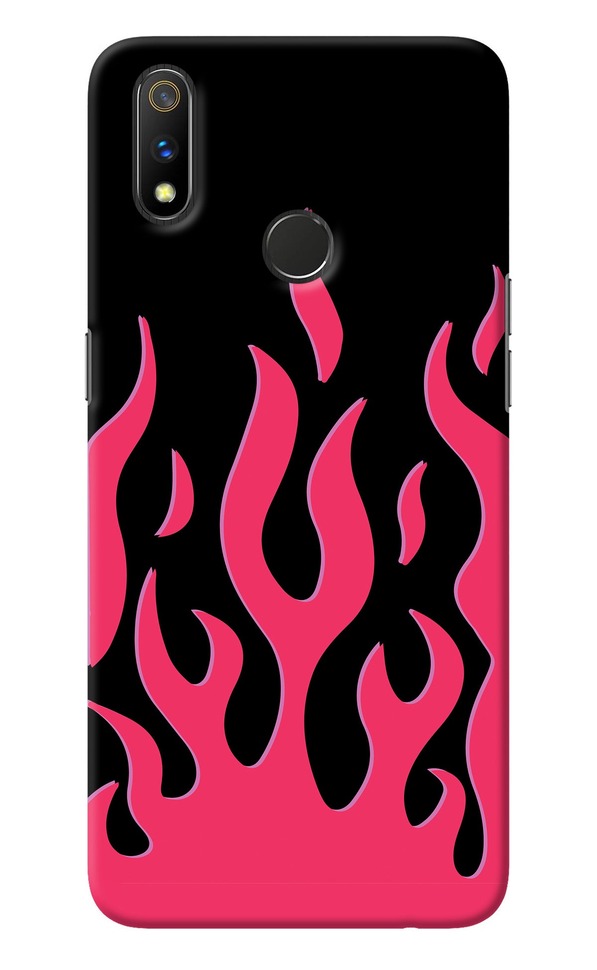 Fire Flames Realme 3 Pro Back Cover