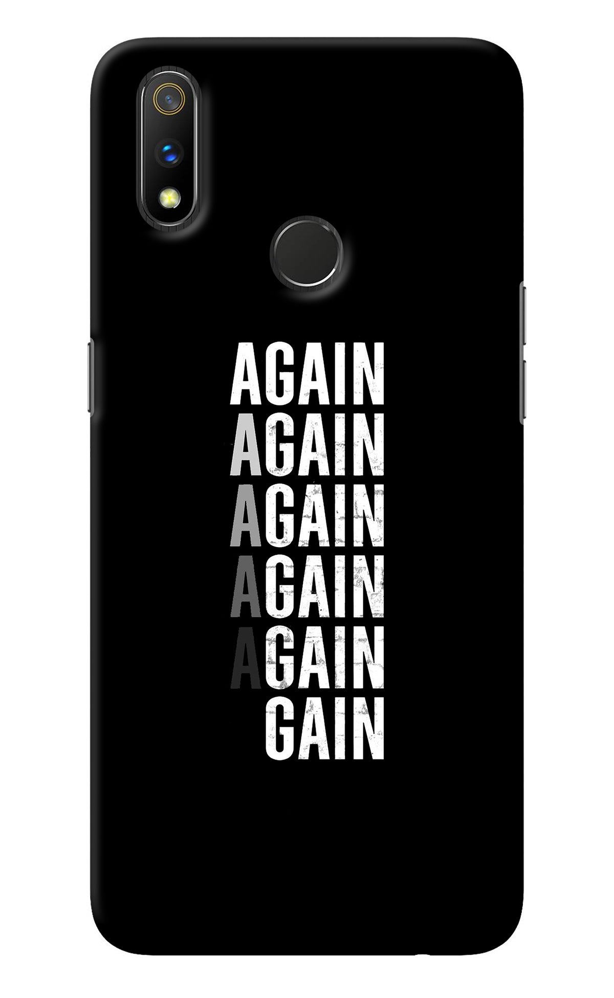 Again Again Gain Realme 3 Pro Back Cover