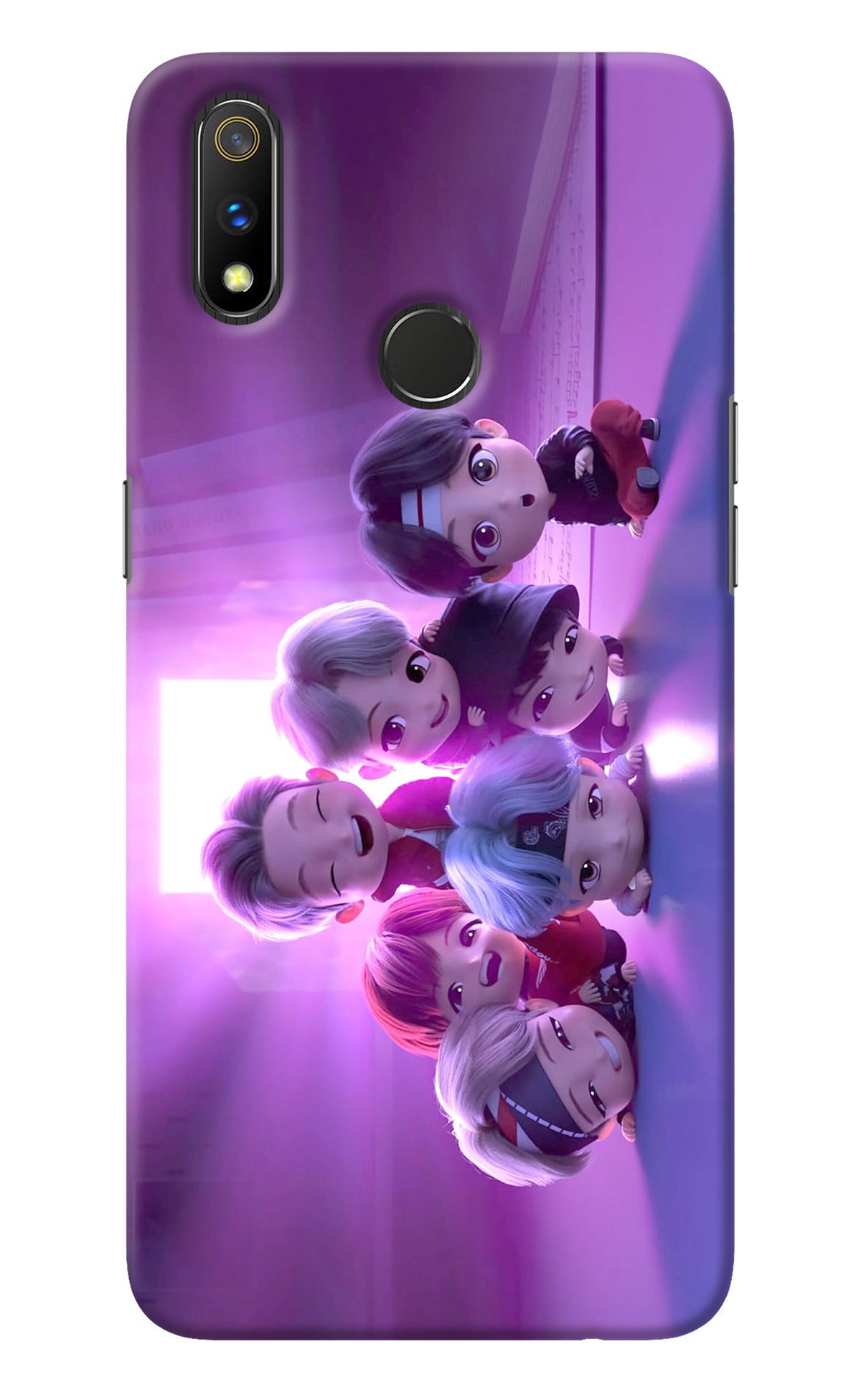 BTS Chibi Realme 3 Pro Back Cover