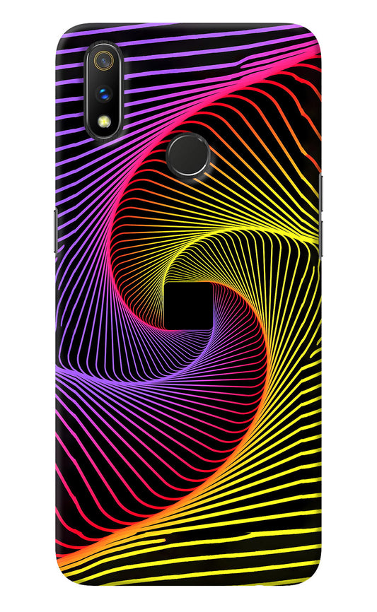 Colorful Strings Realme 3 Pro Back Cover