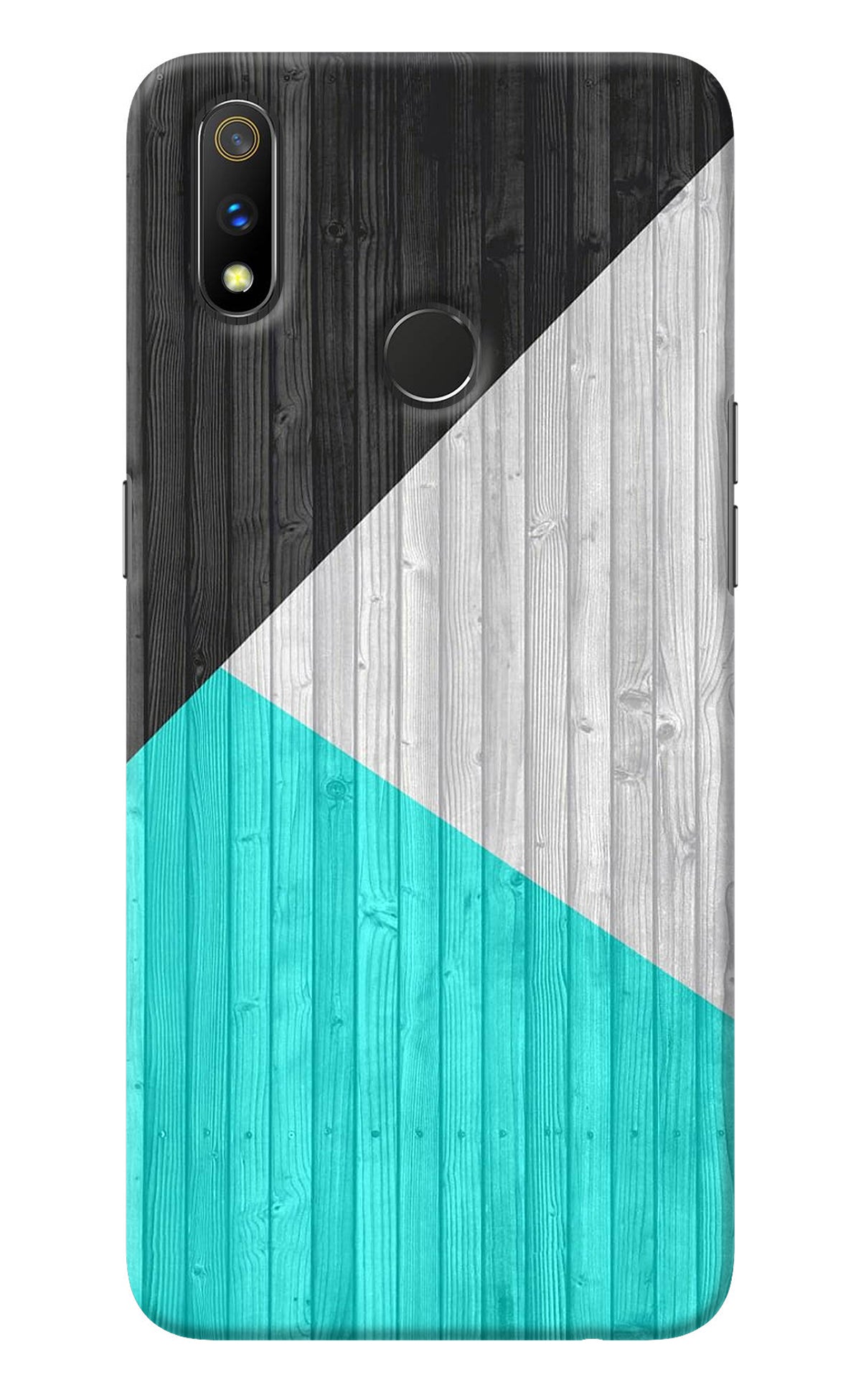 Wooden Abstract Realme 3 Pro Back Cover