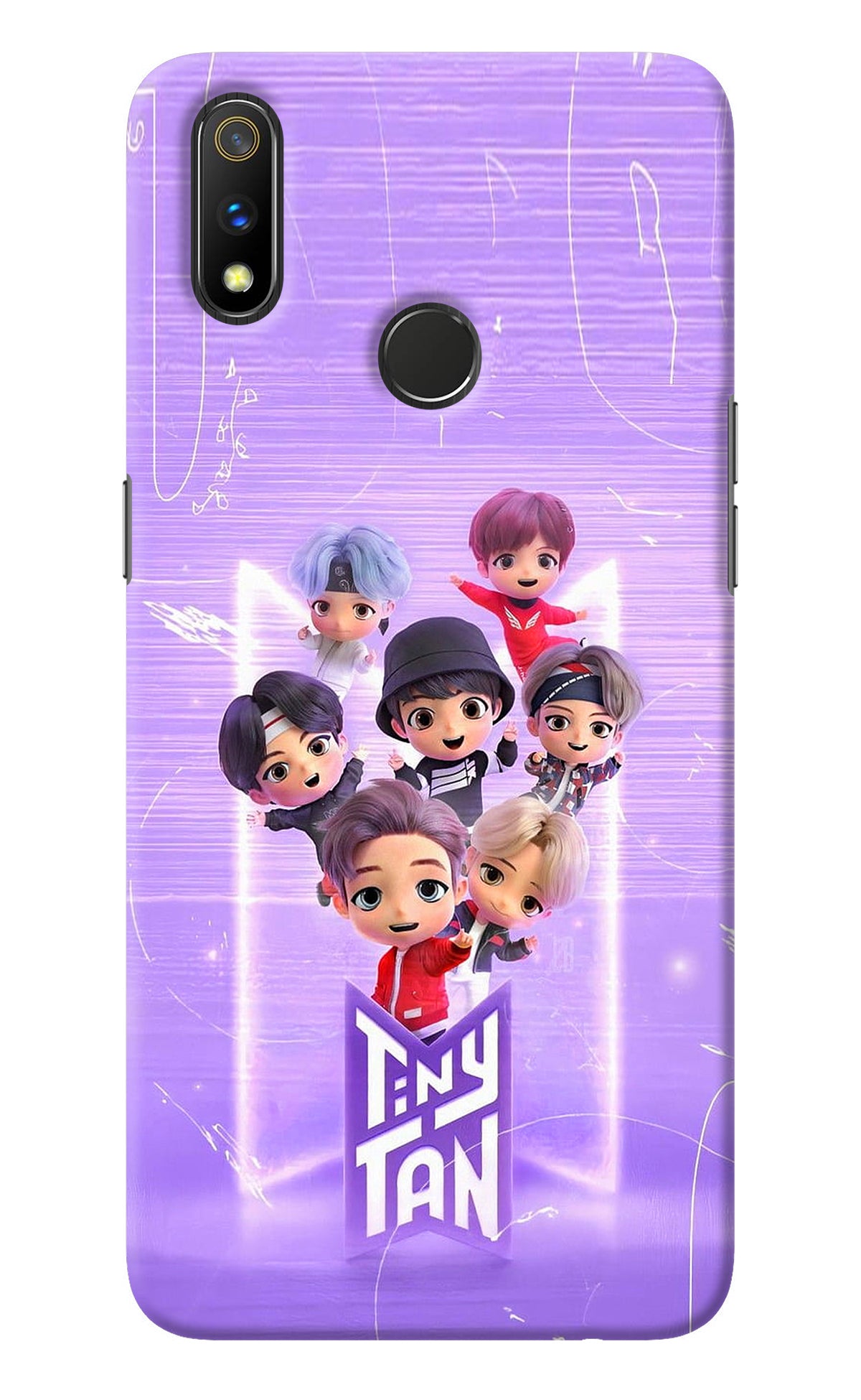 BTS Tiny Tan Realme 3 Pro Back Cover