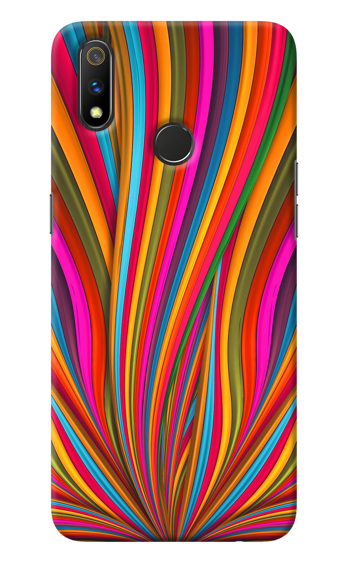 Trippy Wavy Realme 3 Pro Back Cover