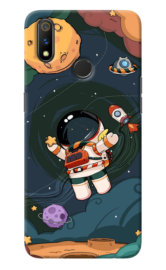 Cartoon Astronaut Realme 3 Pro Back Cover
