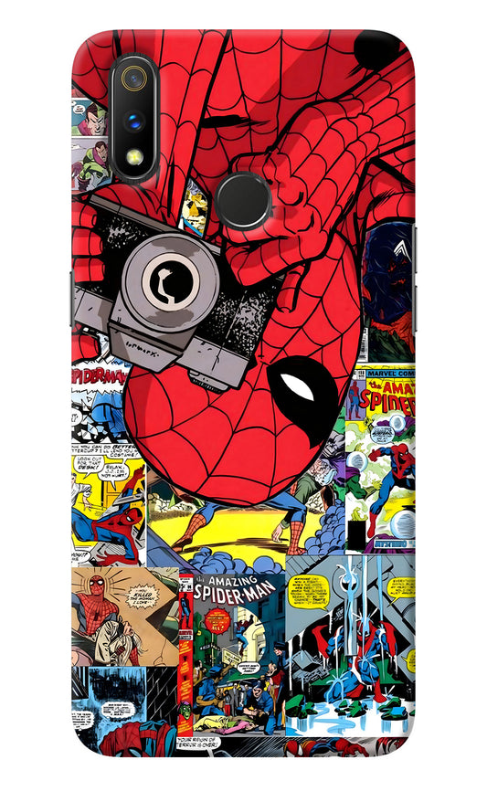 Spider Man Realme 3 Pro Back Cover