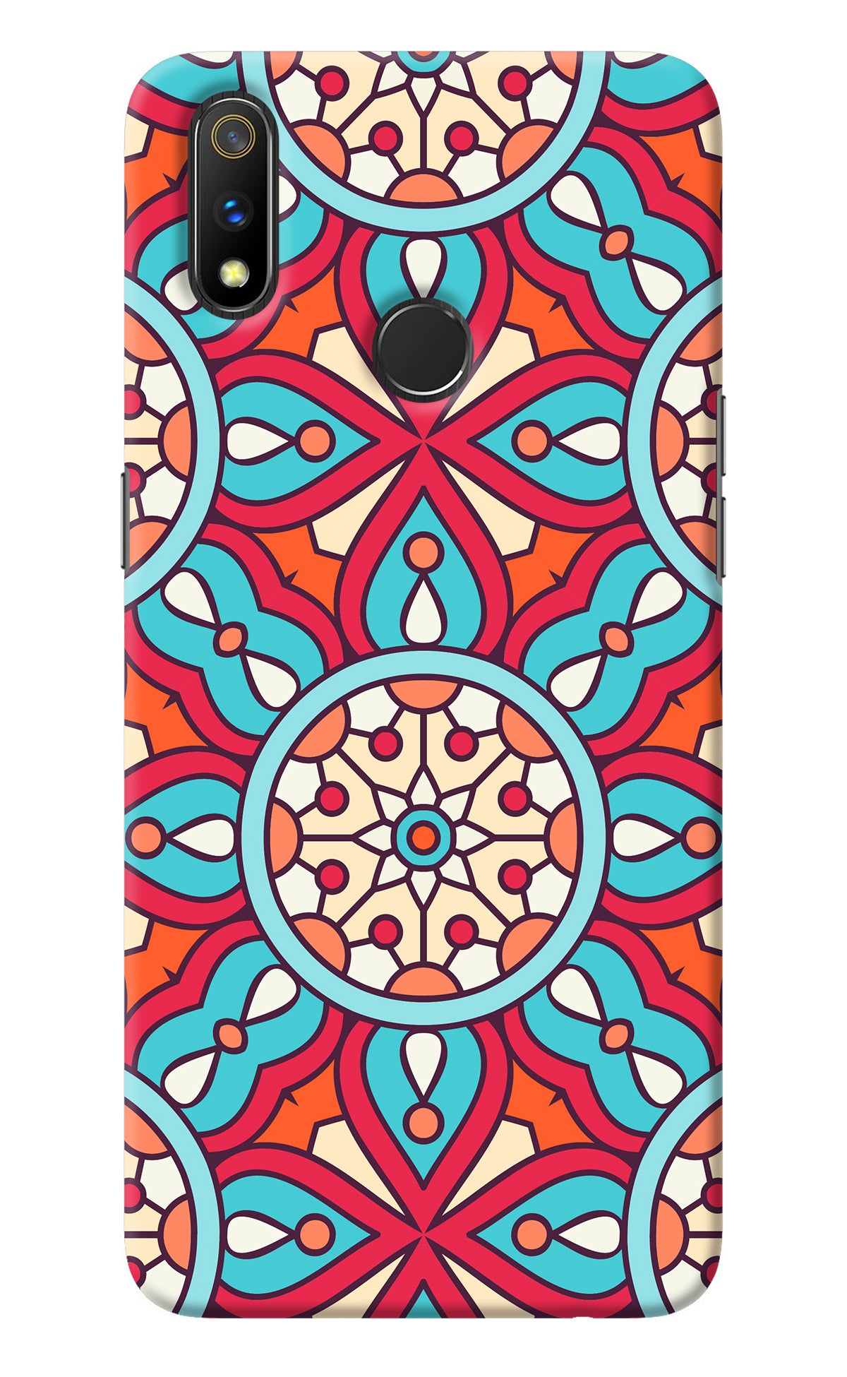 Mandala Geometric Realme 3 Pro Back Cover