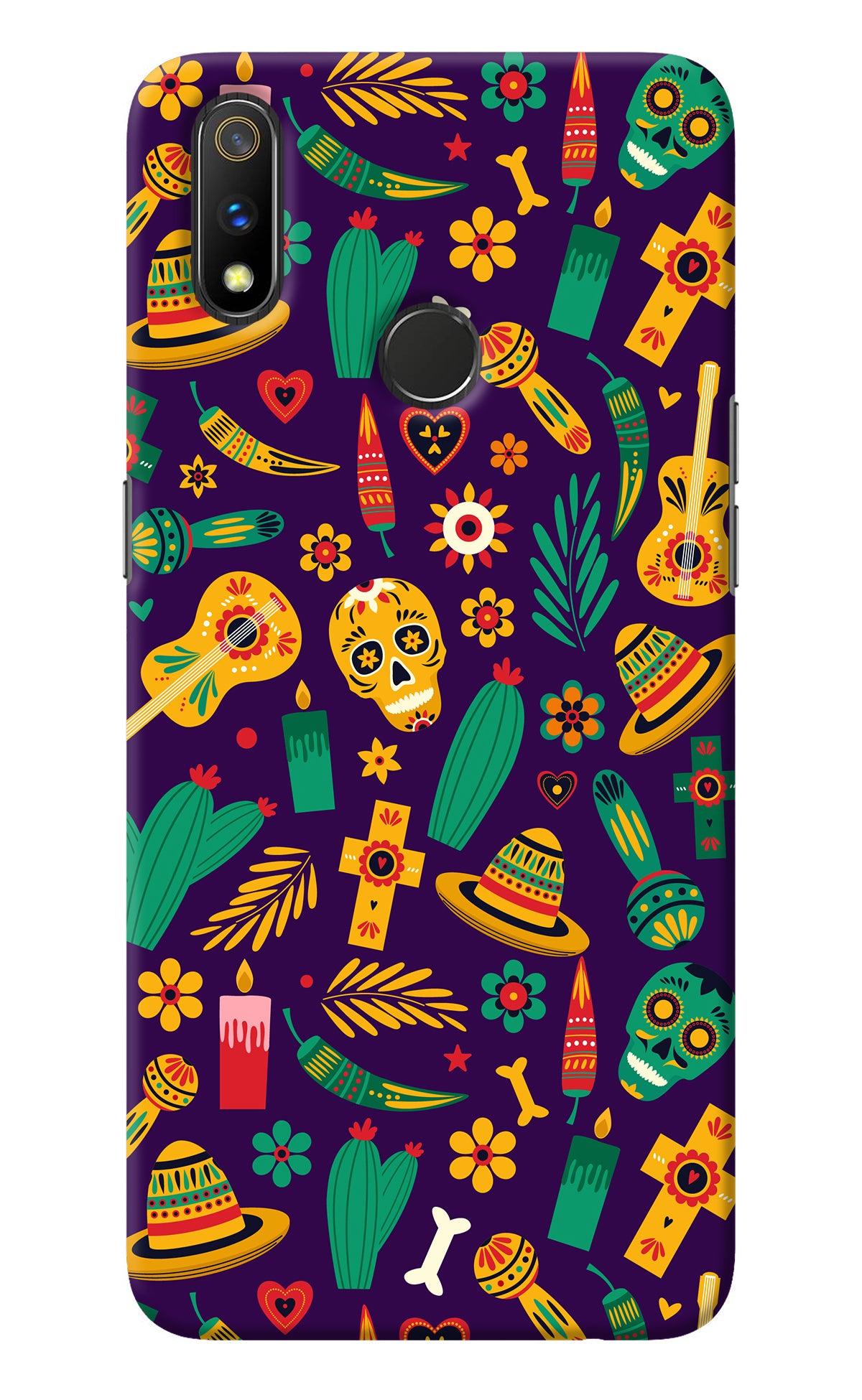 Mexican Artwork Realme 3 Pro Back Cover