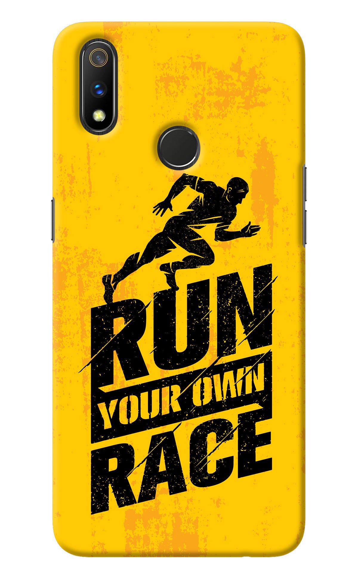 Run Your Own Race Realme 3 Pro Back Cover