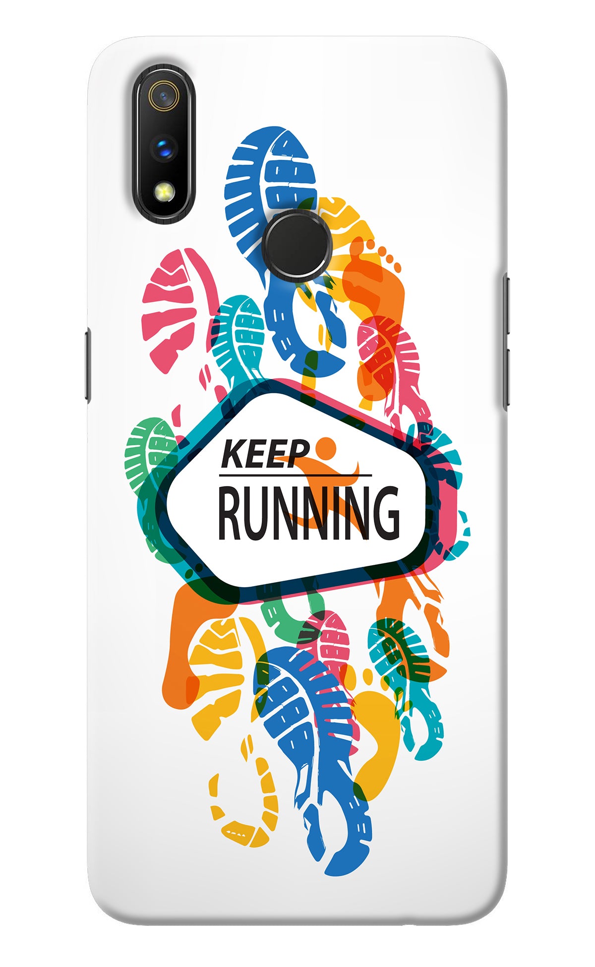 Keep Running Realme 3 Pro Back Cover