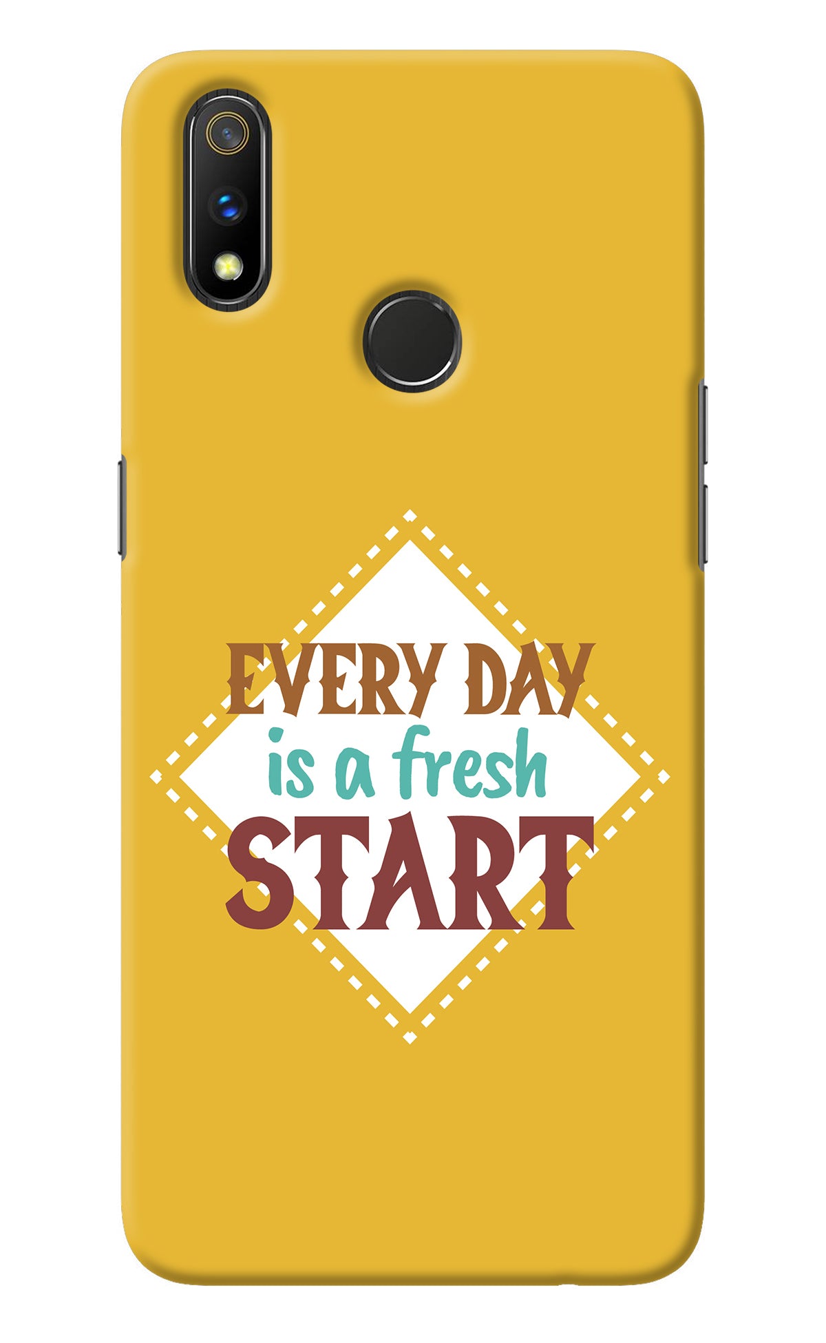Every day is a Fresh Start Realme 3 Pro Back Cover