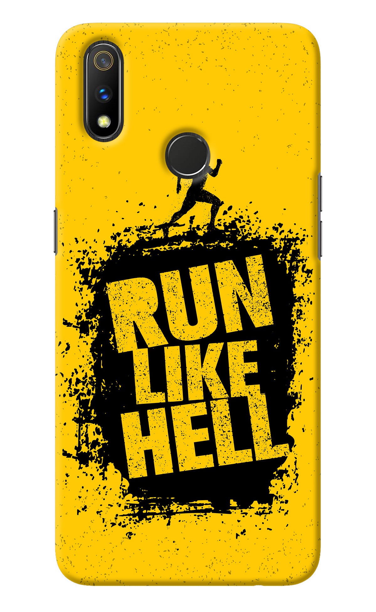 Run Like Hell Realme 3 Pro Back Cover