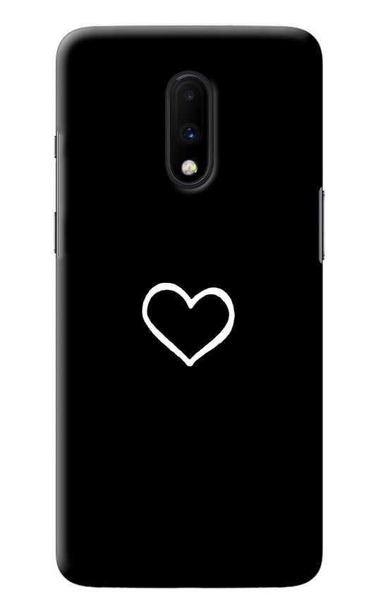 Heart Oneplus 7 Back Cover