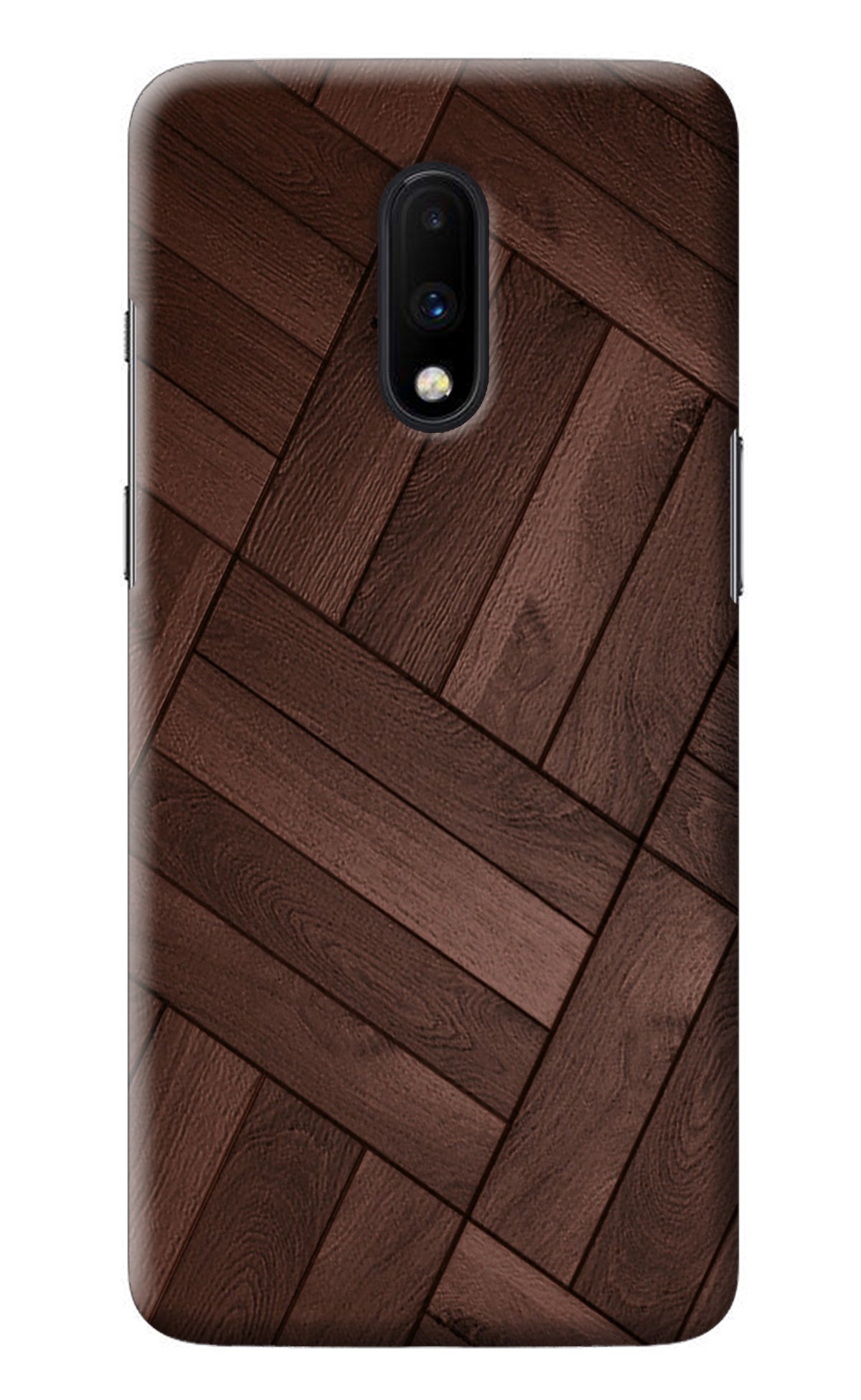 Wooden Texture Design Oneplus 7 Back Cover