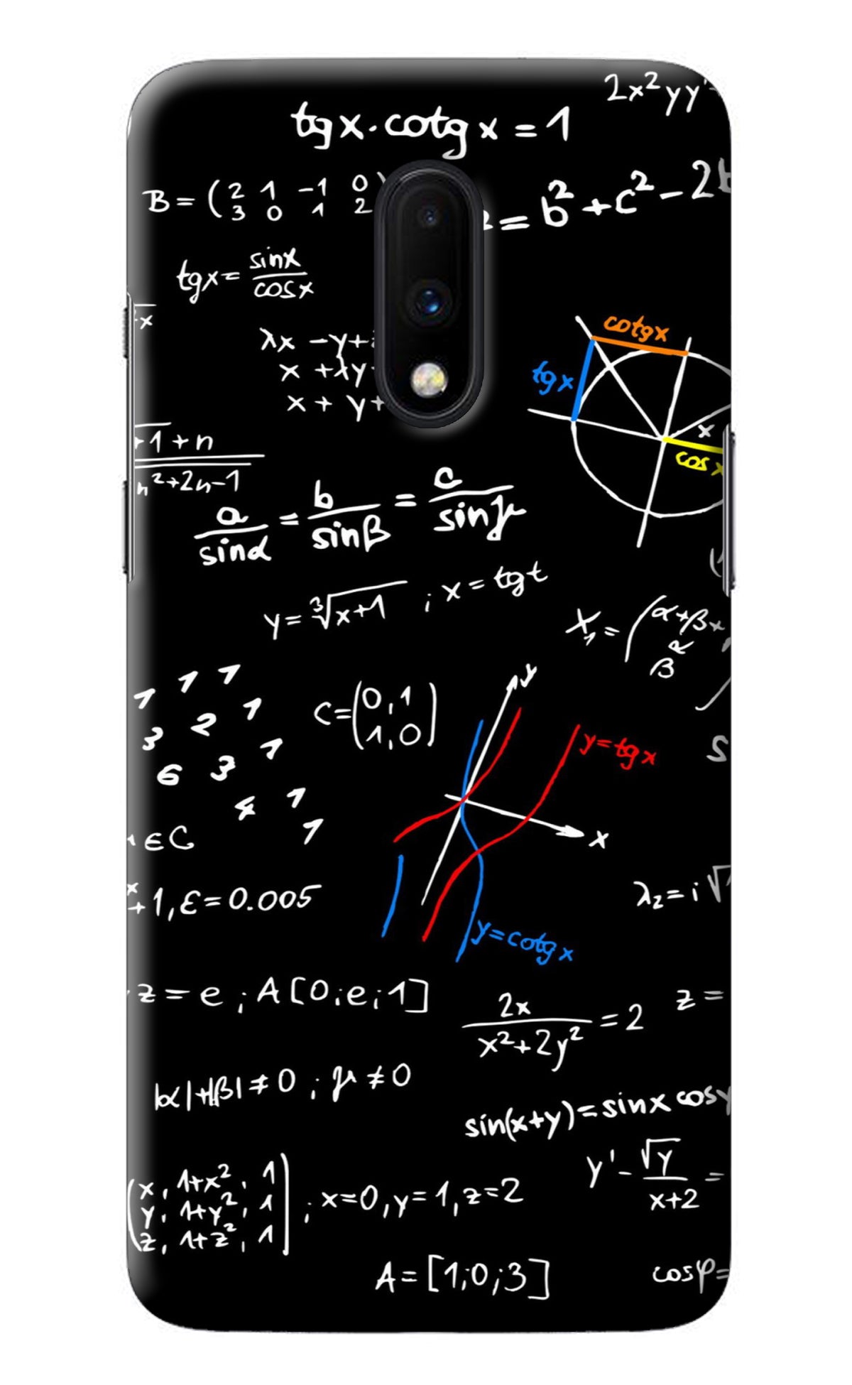 Mathematics Formula Oneplus 7 Back Cover