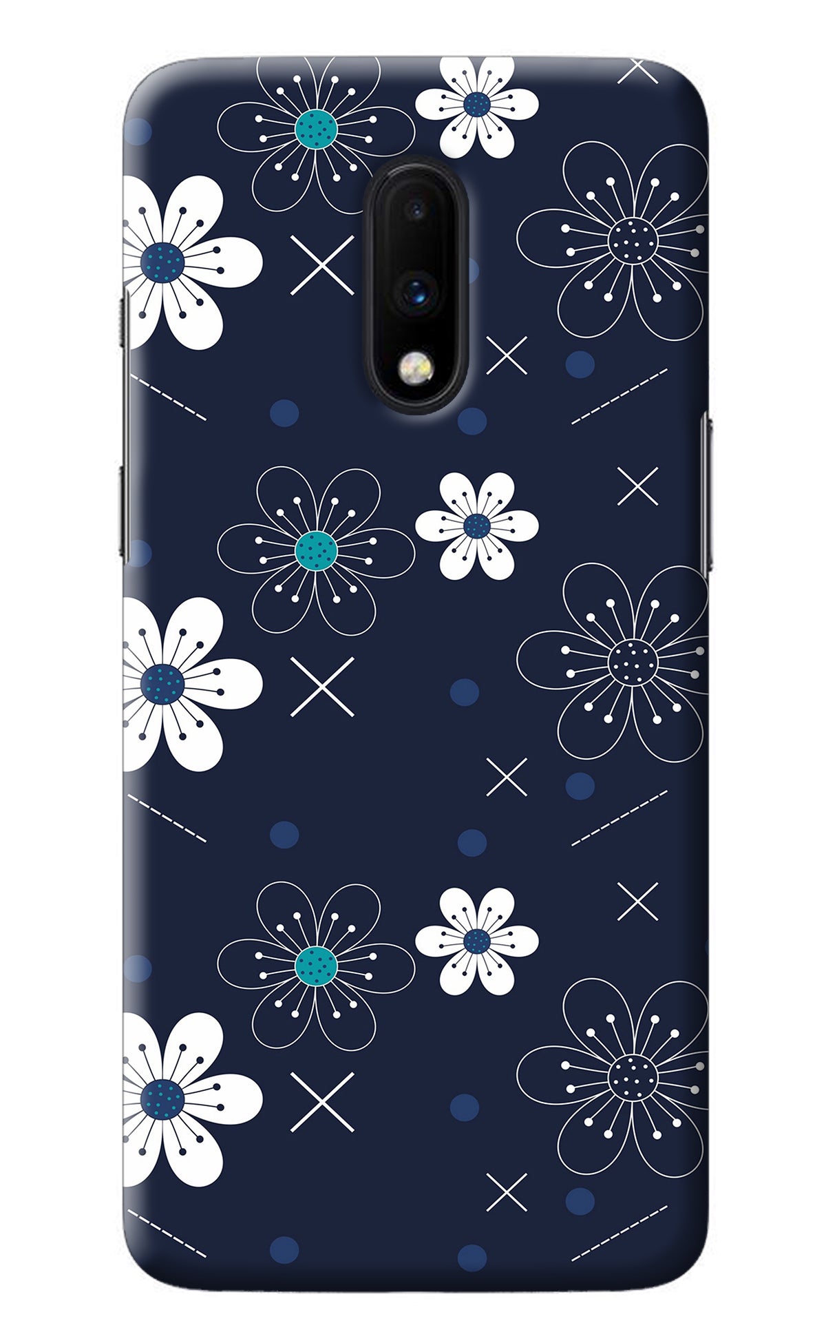 Flowers Oneplus 7 Back Cover