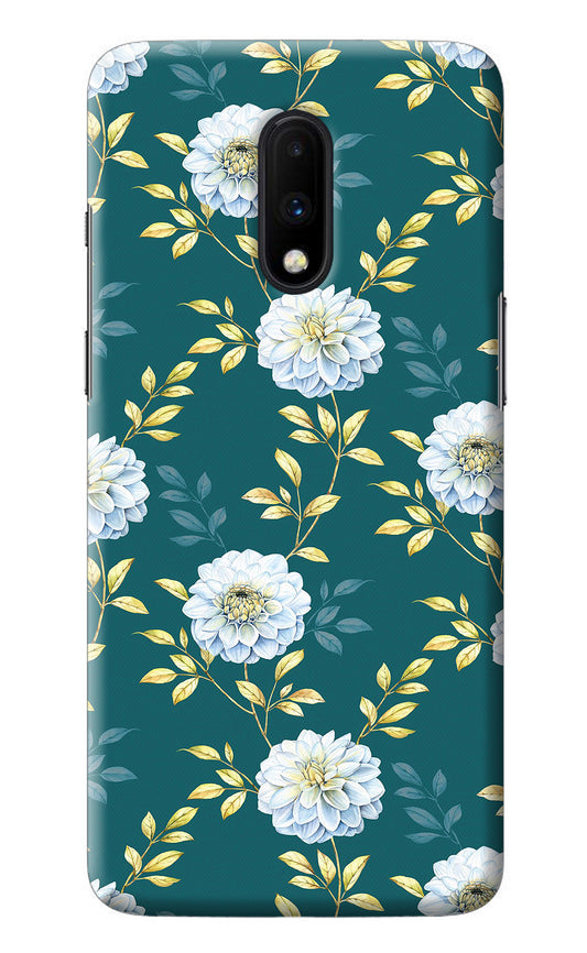 Flowers Oneplus 7 Back Cover