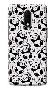 Cute Panda Oneplus 7 Back Cover
