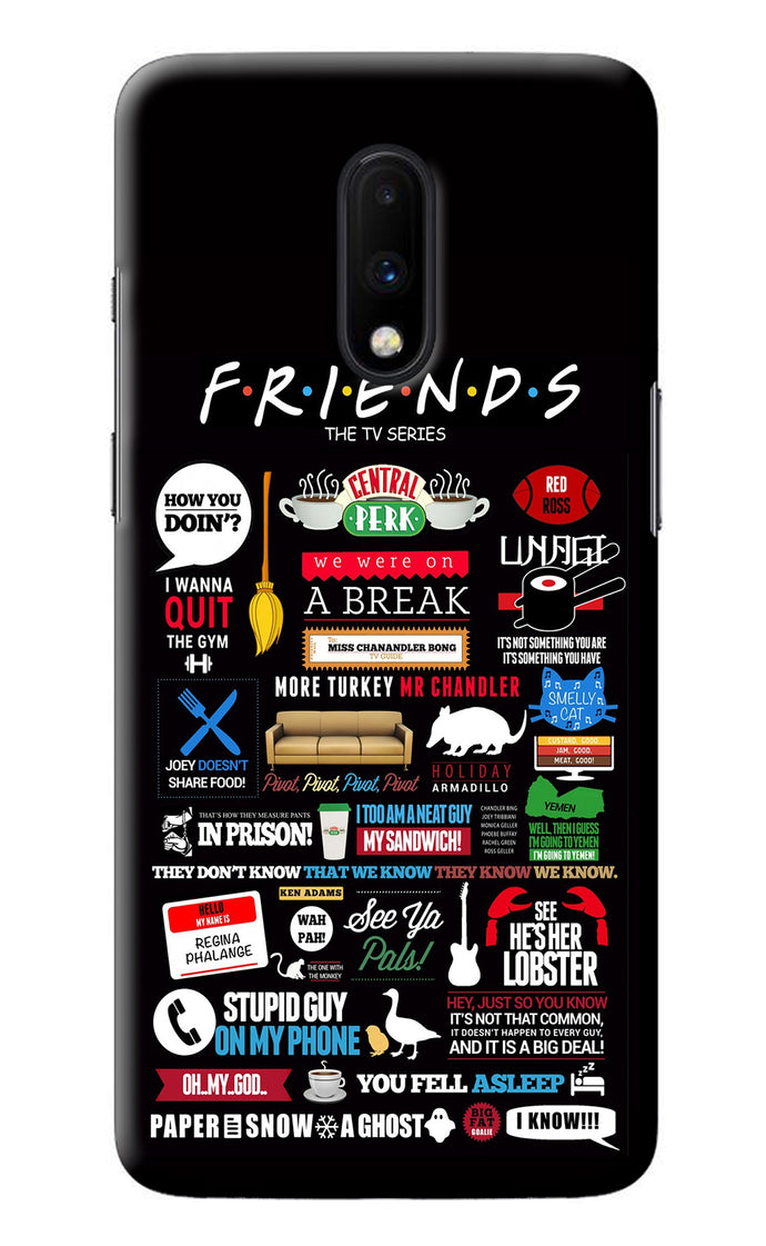FRIENDS Oneplus 7 Back Cover