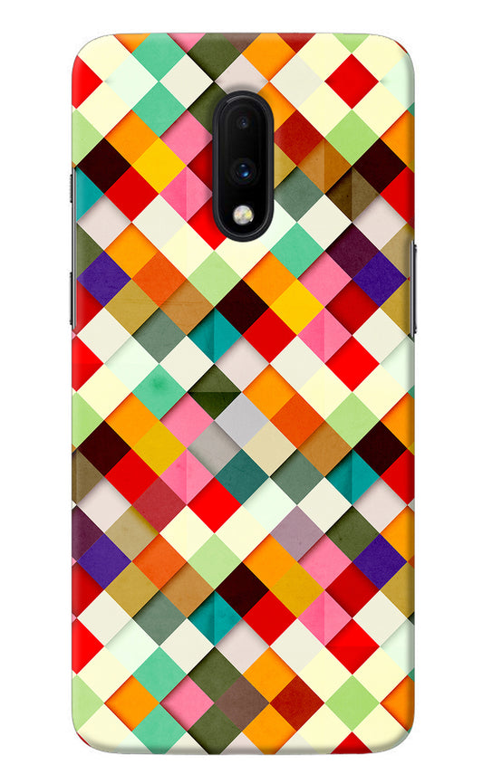 Geometric Abstract Colorful Oneplus 7 Back Cover