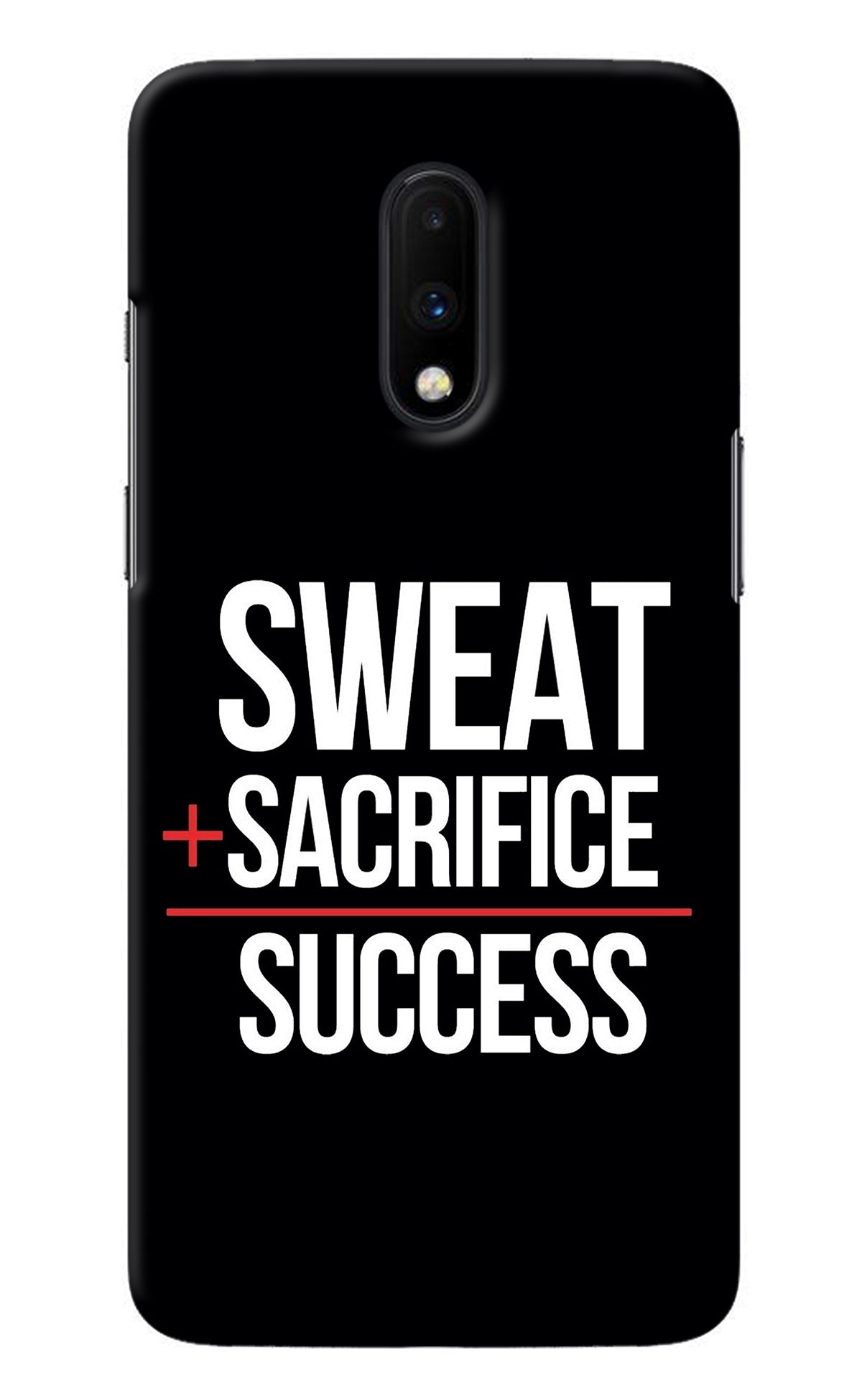 Sweat Sacrifice Success Oneplus 7 Back Cover