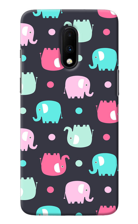 Elephants Oneplus 7 Back Cover