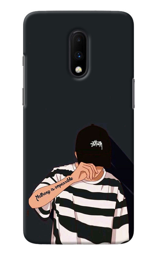 Aesthetic Boy Oneplus 7 Back Cover