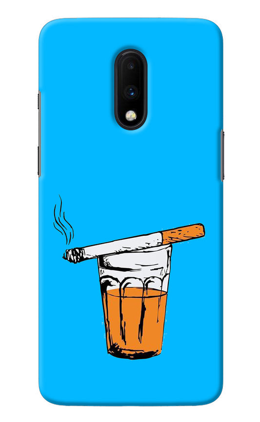 Chai Sutta Oneplus 7 Back Cover