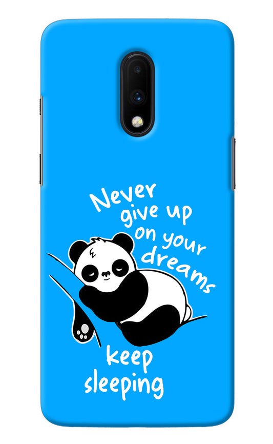 Keep Sleeping Oneplus 7 Back Cover