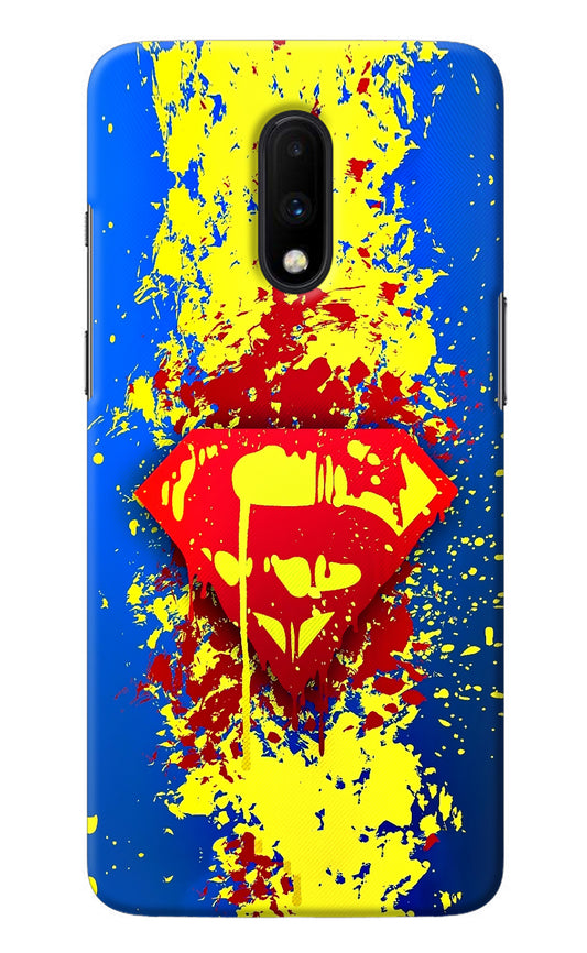 Superman logo Oneplus 7 Back Cover