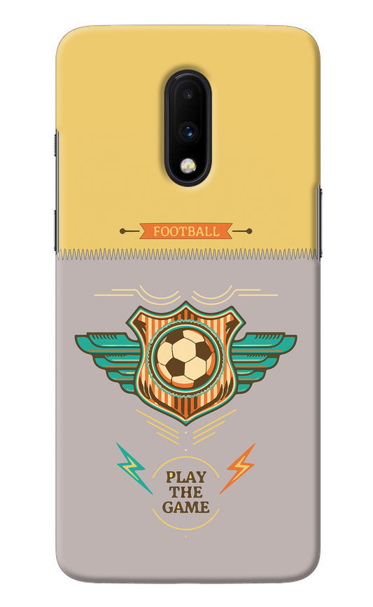 Football Oneplus 7 Back Cover