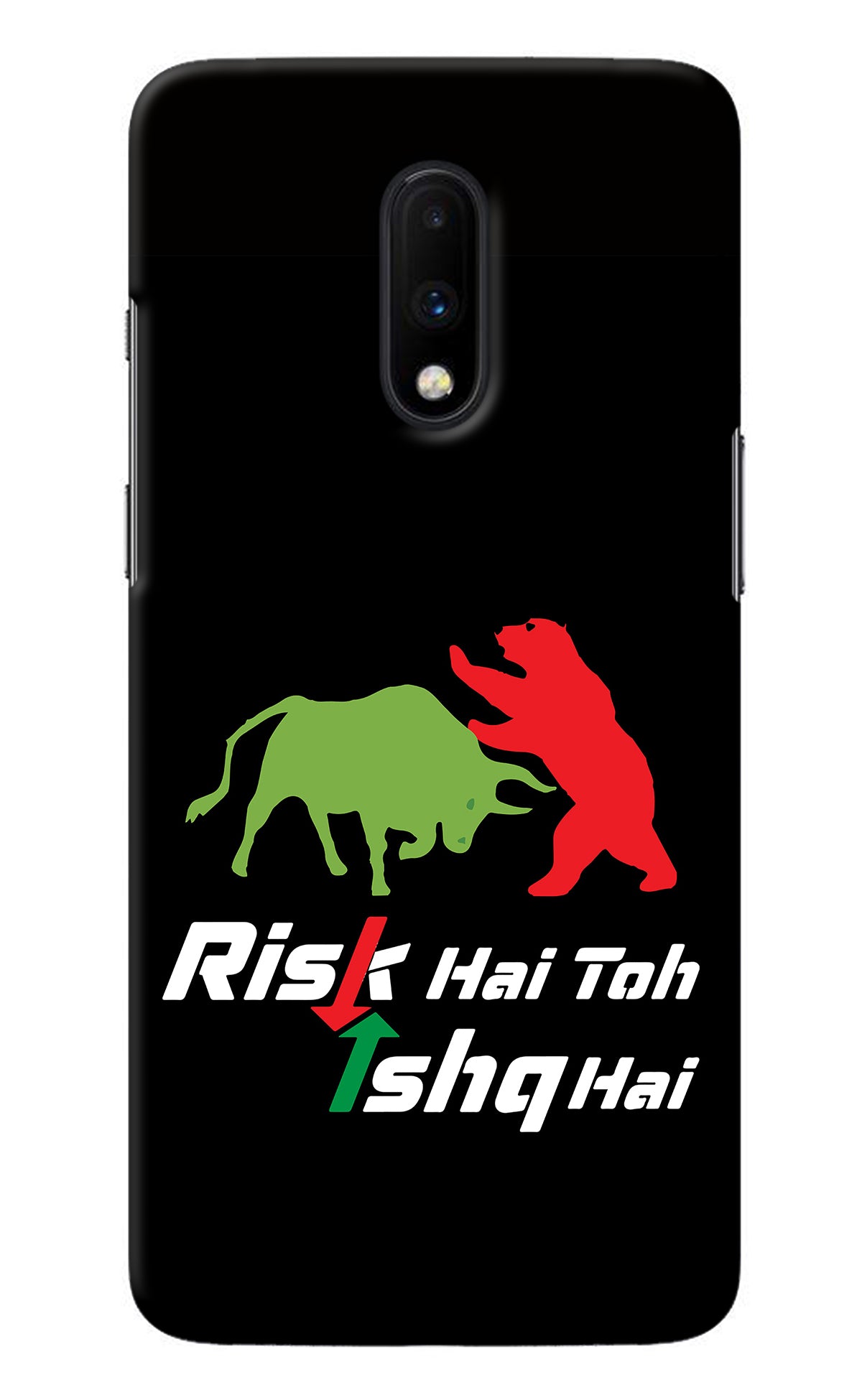 Risk Hai Toh Ishq Hai Oneplus 7 Back Cover