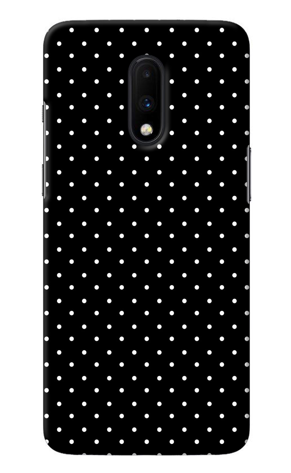 White Dots Oneplus 7 Back Cover