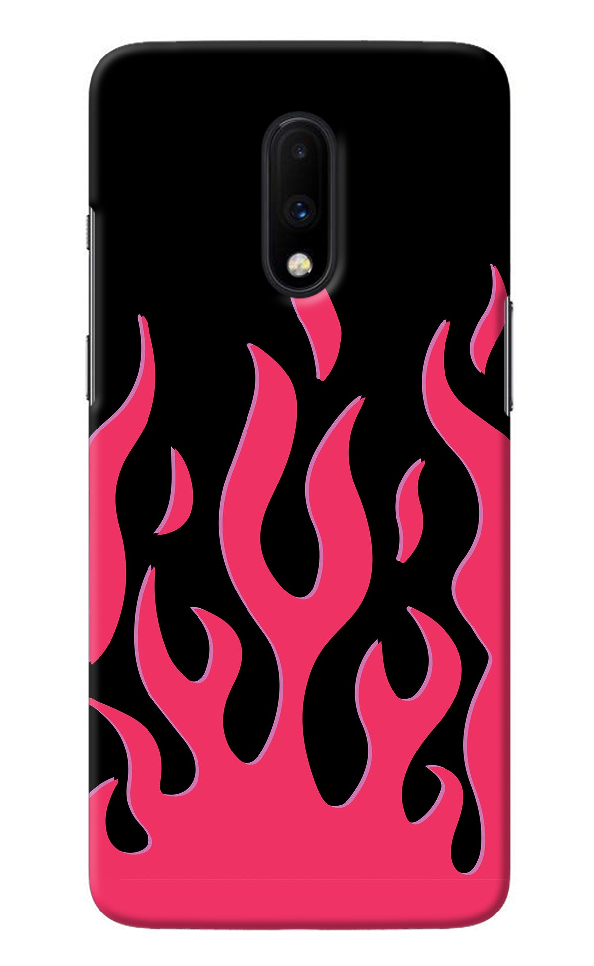 Fire Flames Oneplus 7 Back Cover