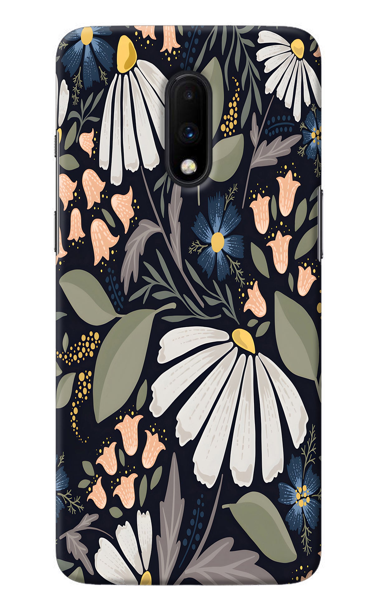 Flowers Art Oneplus 7 Back Cover