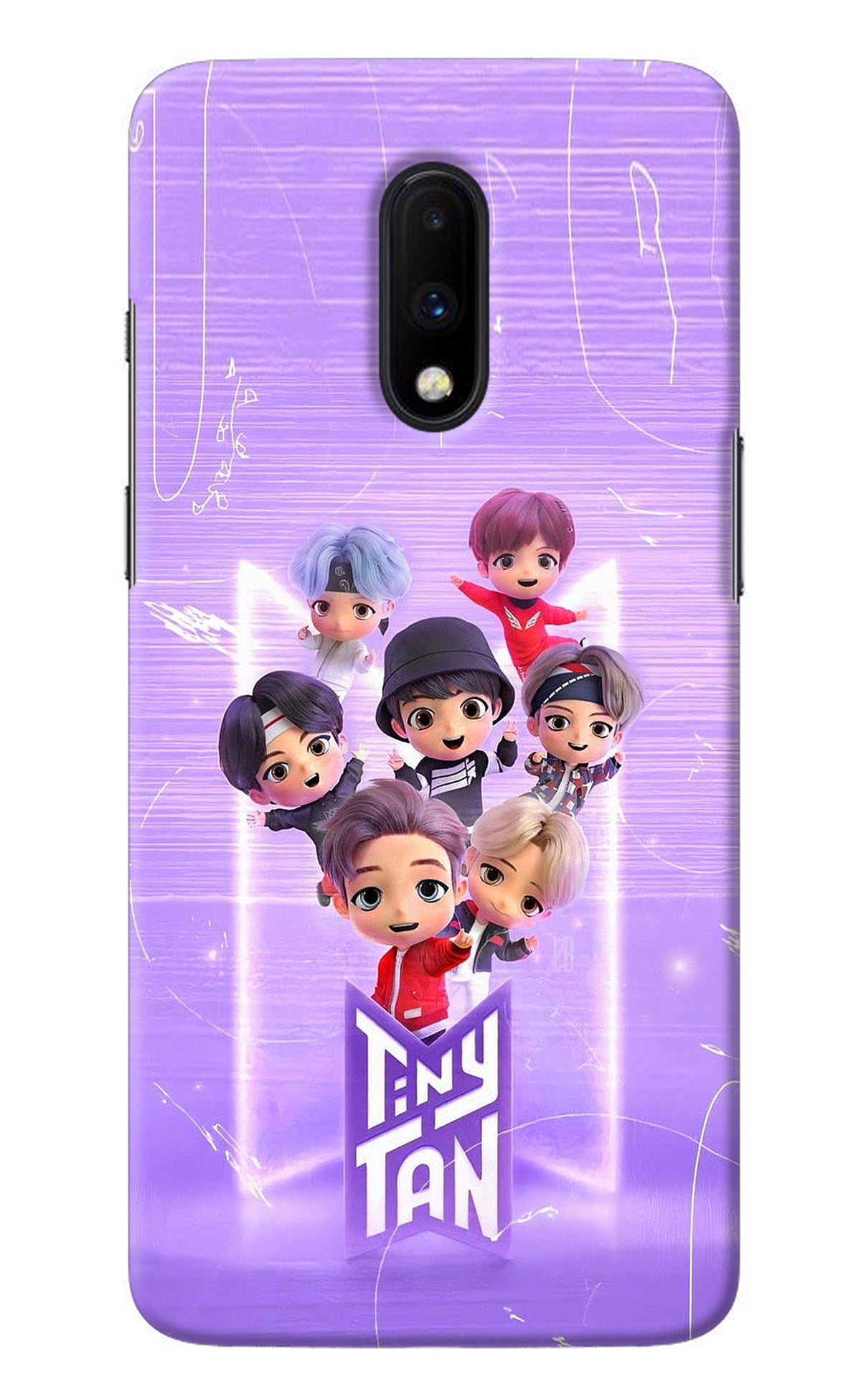 BTS Tiny Tan Oneplus 7 Back Cover