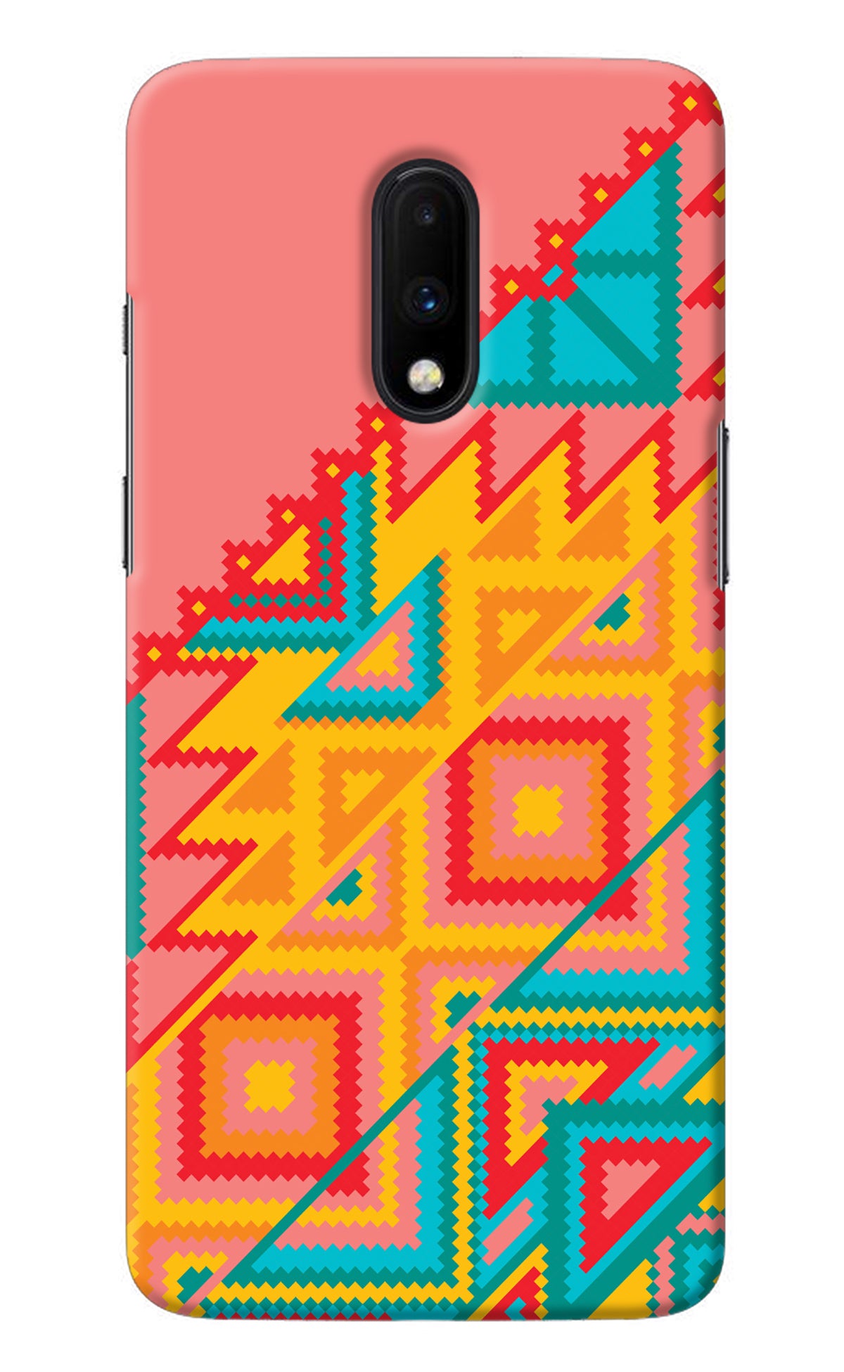 Aztec Tribal Oneplus 7 Back Cover