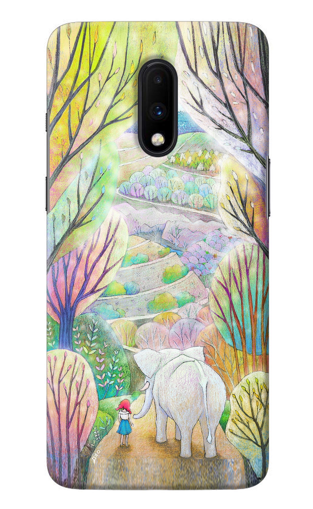 Nature Painting Oneplus 7 Back Cover