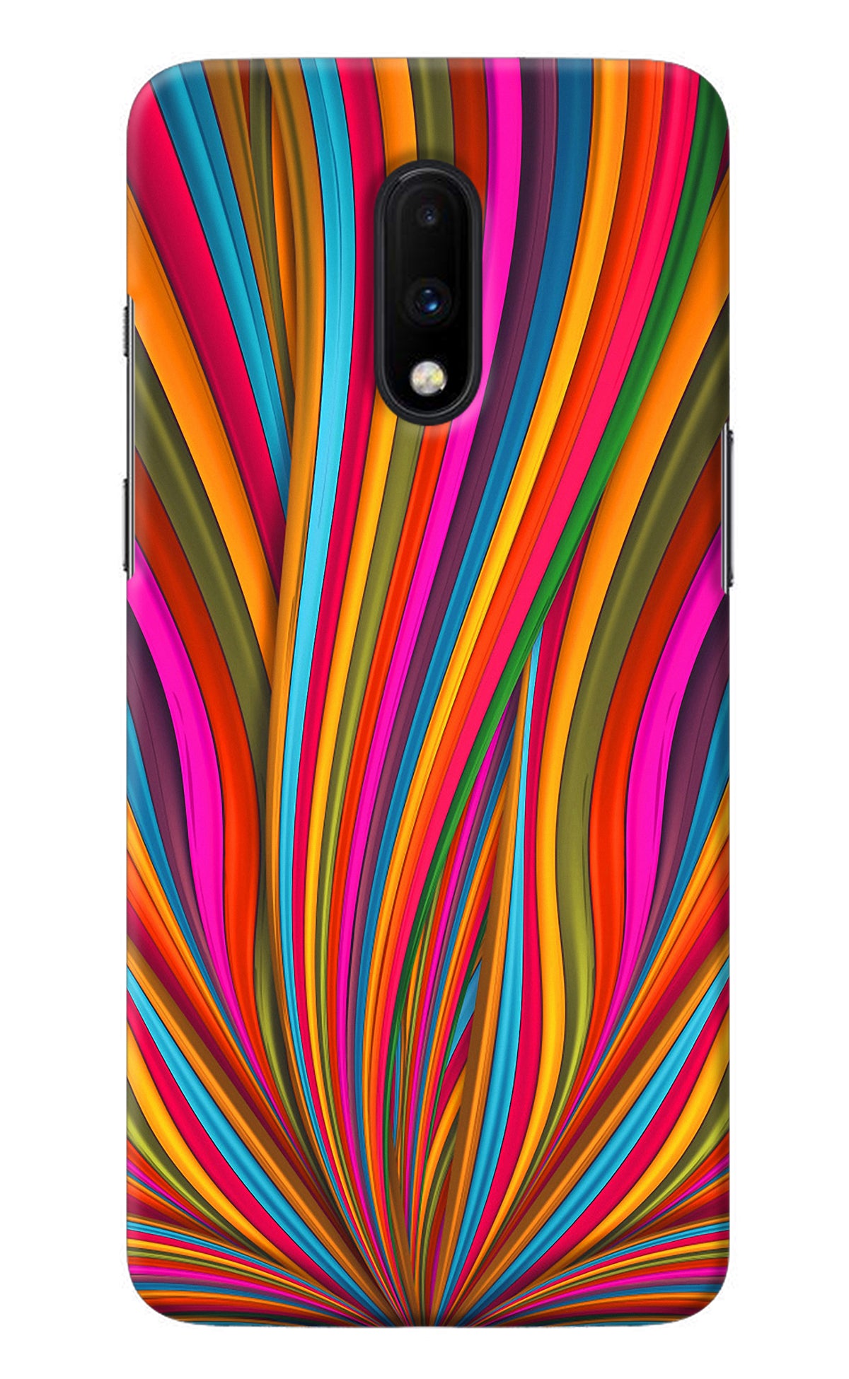 Trippy Wavy Oneplus 7 Back Cover