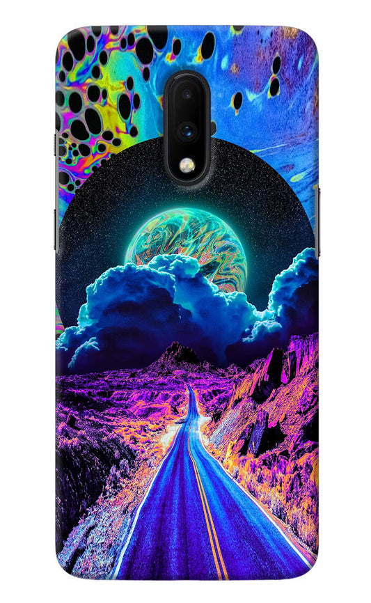 Psychedelic Painting Oneplus 7 Back Cover