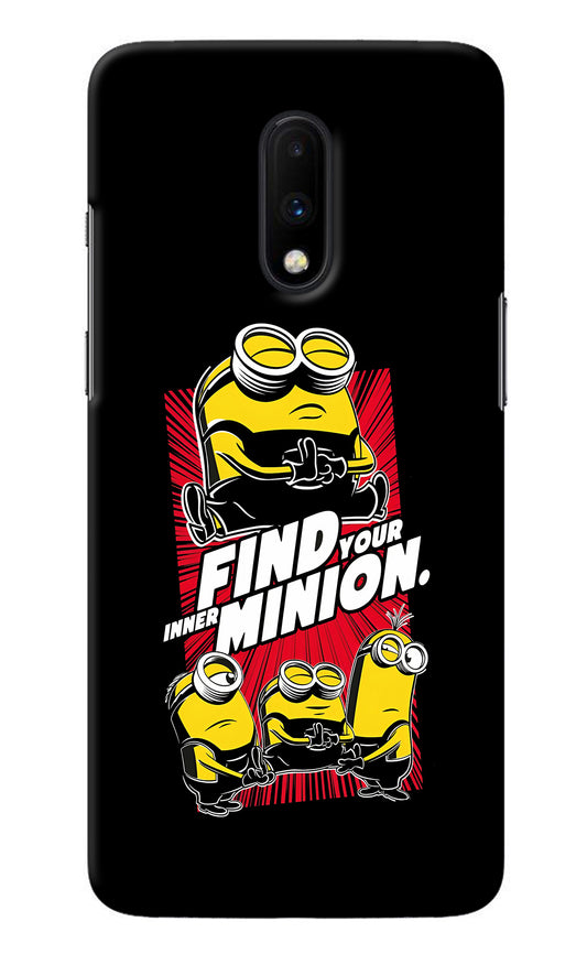 Find your inner Minion Oneplus 7 Back Cover