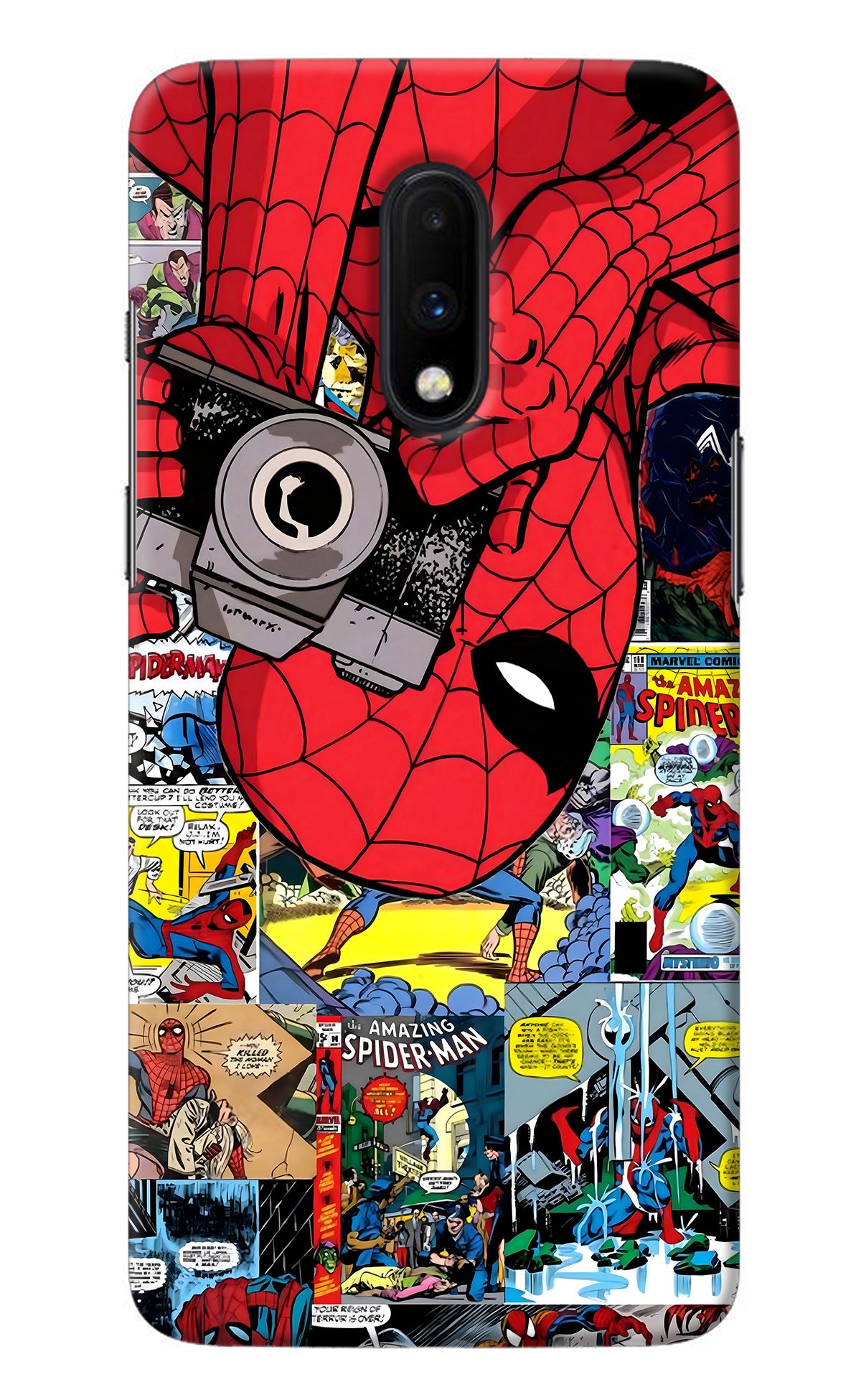 Spider Man Oneplus 7 Back Cover