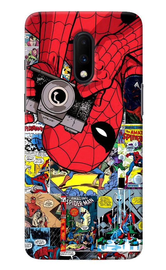 Spider Man Oneplus 7 Back Cover