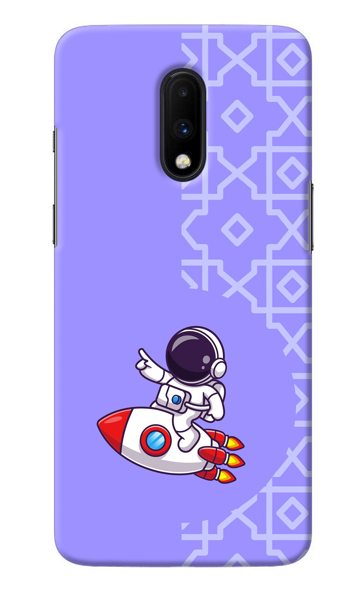 Cute Astronaut Oneplus 7 Back Cover