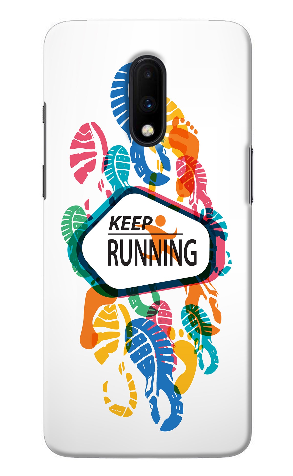 Keep Running Oneplus 7 Back Cover